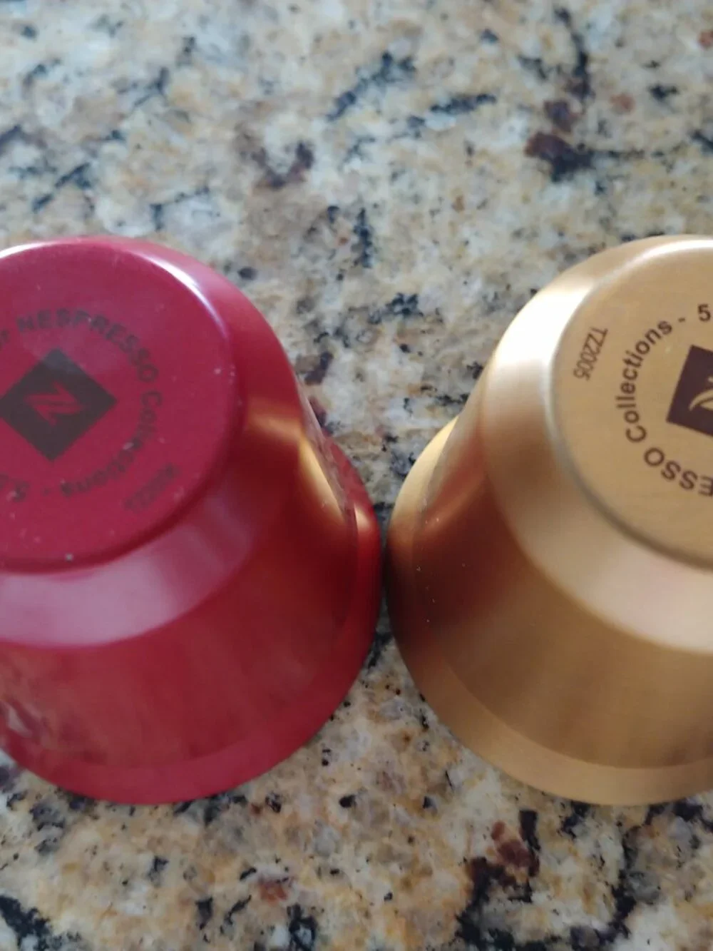LIKE NEW Nespresso Espresso set of metallic cups